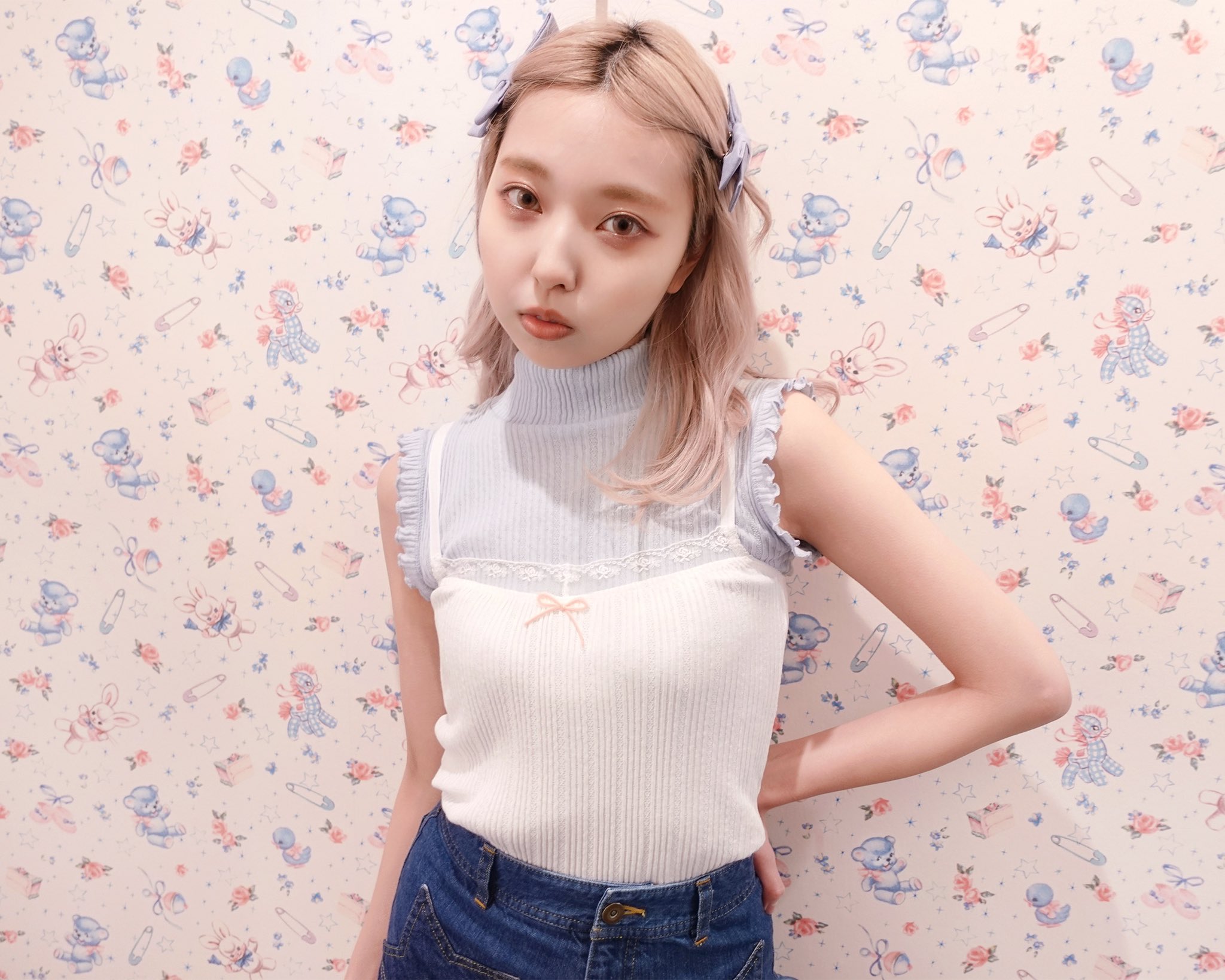 おしゃれ Katie♡under pretties シャーリングキャミソール | vlamor.com