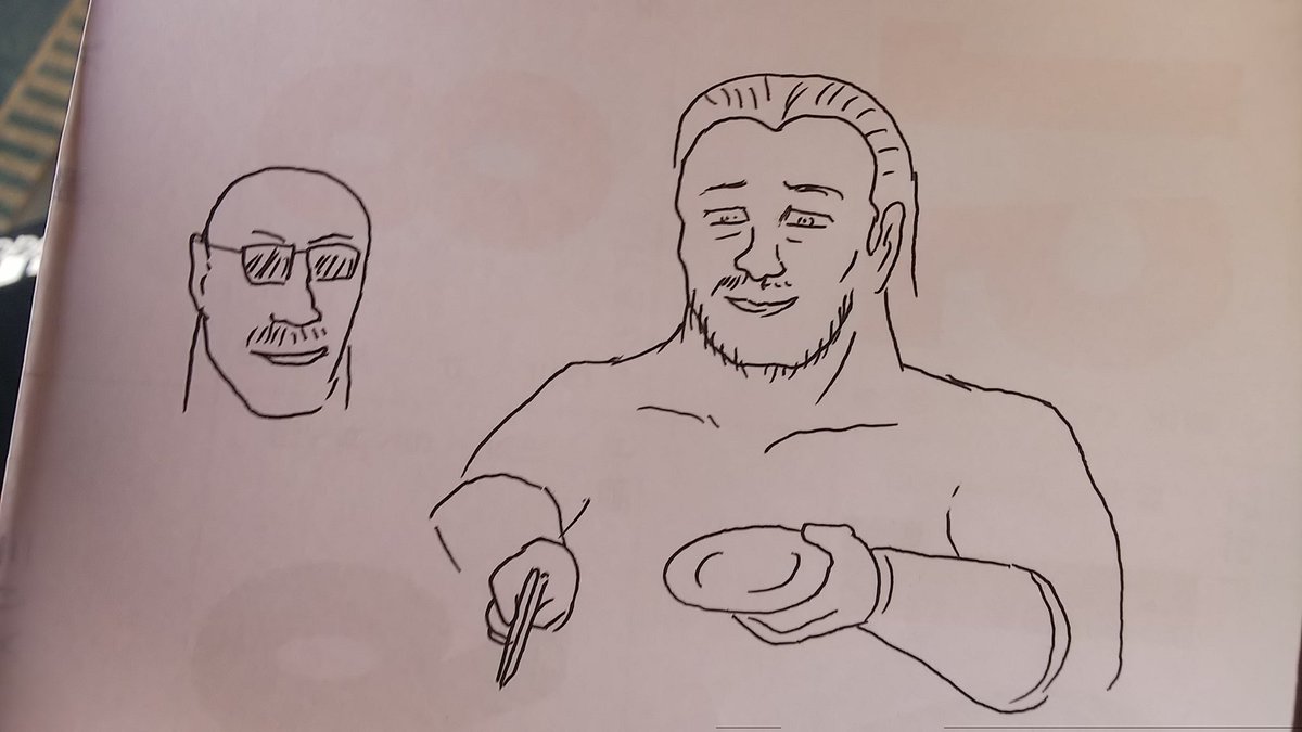 Mr.BIGとクラウザーが餅焼いてるとこ描こうと思ったけど止めた。 