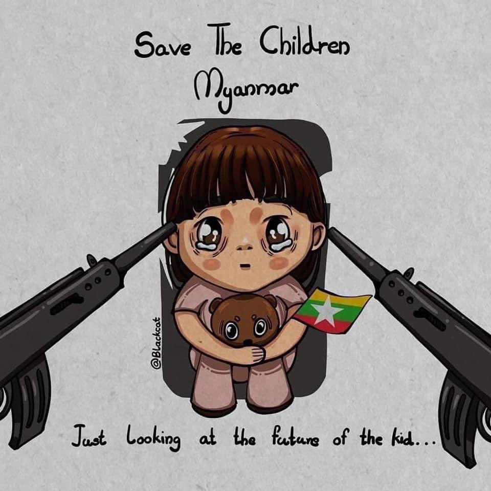 #WhatsHappeningInMyanmar #CrimesAgainstChildren #SAVETHECHILDERNMyanmar