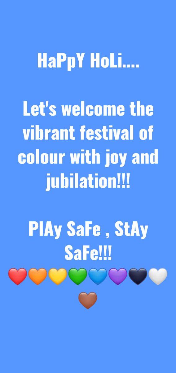 RupaliS00's tweet photo. #HappyHoli #RangBarse #RangDe #colours #colourful #SafeHoli #PlaySafe #Holi2021 #HoliHai #HoliWithNaturalColours #holifestival #HoliKheloResponsibly #HoliSpecial #RangBarse2021 https://t.co/QWFXL9LK28
