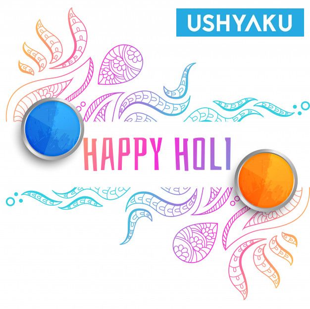 ushyaku's tweet photo. Wishing you &amp; your family a very happy Holi. Have a Happy and Safe Holi 2021! https://t.co/wBcvbDIpMA