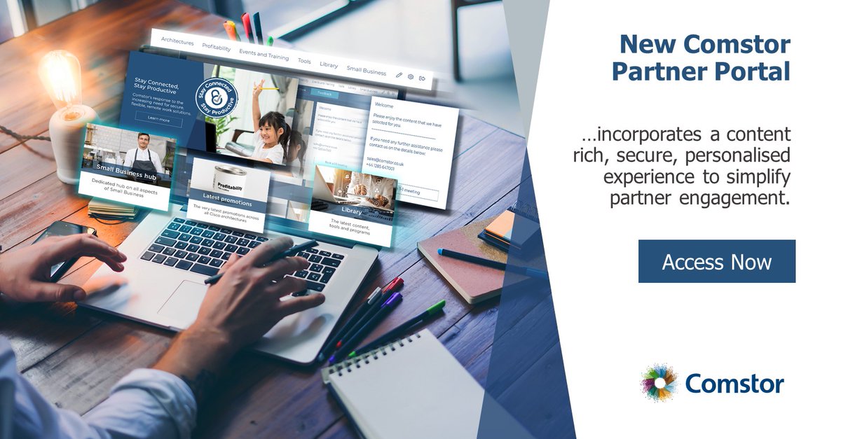 De Comstor partner portal geeft alleen toegang tot Comstor-partners en zorgt ervoor dat je op één plek alles kunt krijgen qua assets die jou helpen te groeien. Interesse? …mstorpartnerportal.westconcomstor.com/register/?utm_… 
#WeAreComstor #WeLoveCisco
