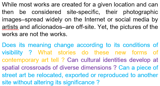 eur_caps's tweet photo. CALL FOR PAPERS « Glocal Street Art. Places, Identities, Narratives »  international  symposium on 24-26 February 2022.
👉By April 25, 2021: submit an abstract
👉Information &amp; contact : https://t.co/lpP6YKtX0C
@UnivRennes_2 #cellam @univbourgogne #TIL #StreetArt #socialmedia https://t.co/YBMjoLwlxc