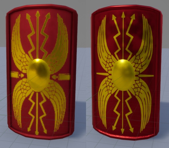 MobyDeee's tweet photo. Reworked UVs and textures for this shield and it's way cooler now. 🥴 #blender3d #3d #texture #gamedev #mondaythoughts https://t.co/ucpbYYw7Dw