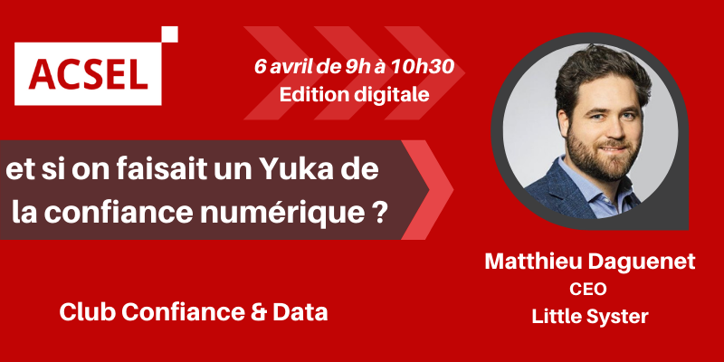 AcselDigital's tweet photo. [06/04] Et si on faisait un Yuka de la confiance numérique❓
Merci à @daguenet @LittleSysterApp d'avoir accepté notre invitation pour notre débat #éthique #donnéespersonnelles #vieprivée #commerce #confiance
@AcselDigital 
⤵️ https://t.co/xPsBBVvBXI https://t.co/2lcCMgNXyb