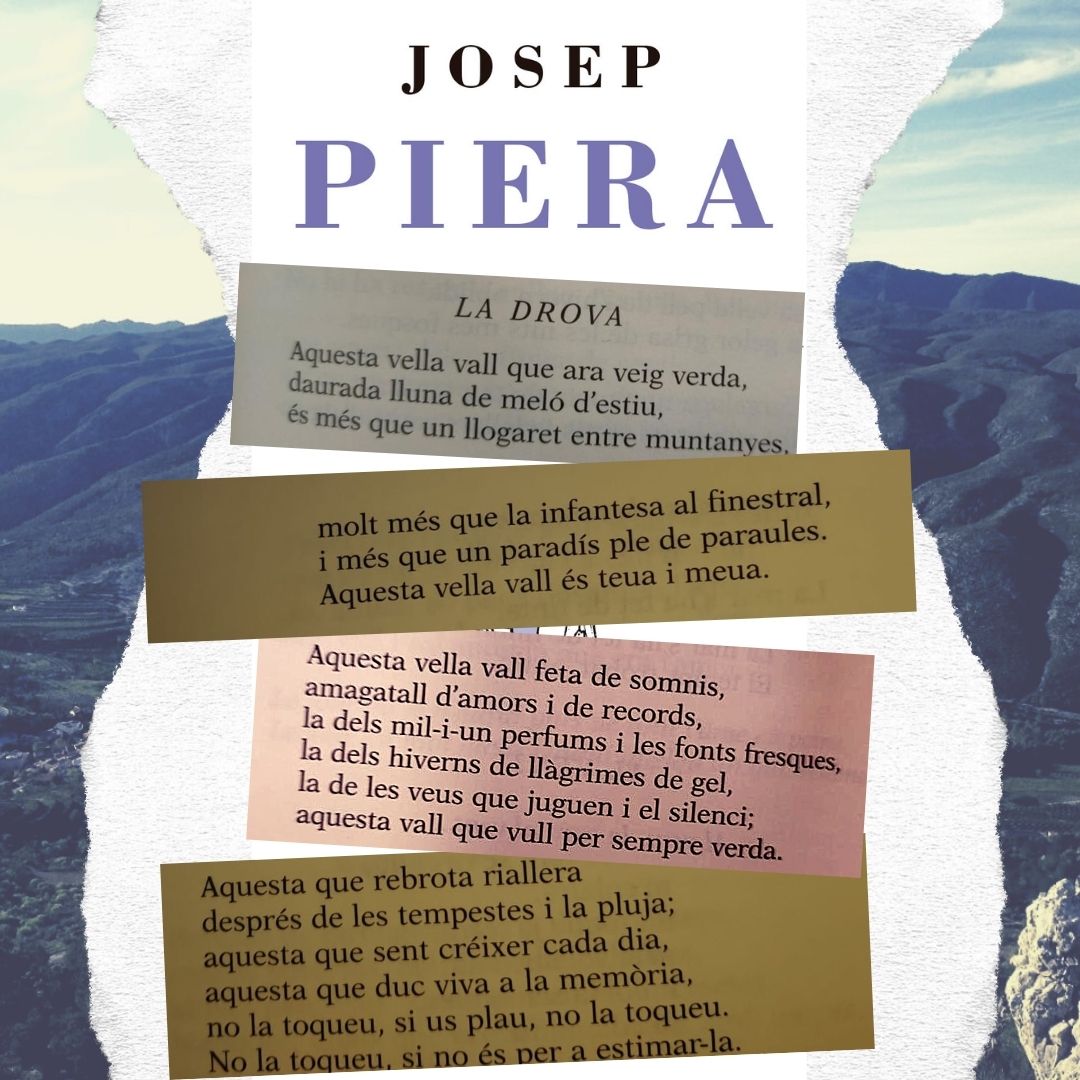 Inst_Magnanim's tweet photo. De vegades els paisatges amaguen sorpreses i ens regalen tresors i la cançó Diània de @ZooPosse ens regala un trosset de #LaDrova de J.Piera
Les referències culturals de la cançó obrin una finestra al nostre imaginari com ho fa Piera als seus poemes
📚https://t.co/zqKYbSrWdu https://t.co/yA3Lhzv9NO