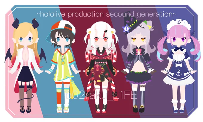 二期生 ????⚓️

#しょこらーと #プロテインザスバル #百鬼絵巻 #シオンの書物 #あくあーと
背景少し凝ってみた? 