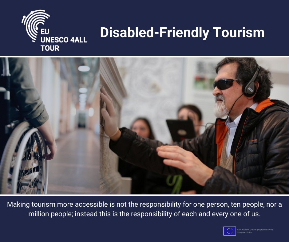 EU UNESCO4ALL TOUR believes in the importance of using technology to shape a better future. Using tactile tech and the audio guide, we enabled art to speak their stories for VI people, to guide them to the beauty of the art through feeling and voice.
#COSME_EU #u4atrips