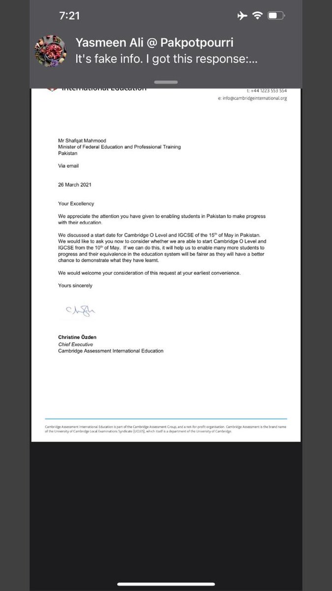 EmanSohail5's tweet photo. #CIECancellationIsOurRight
@Shafqat_Mahmood We as cambridge students are sensible enough to know that cambridge cannot be that messed up , rescheduling , and then changing dates .. Kisse paghal bana re ho .. https://t.co/5MnTnRj38e