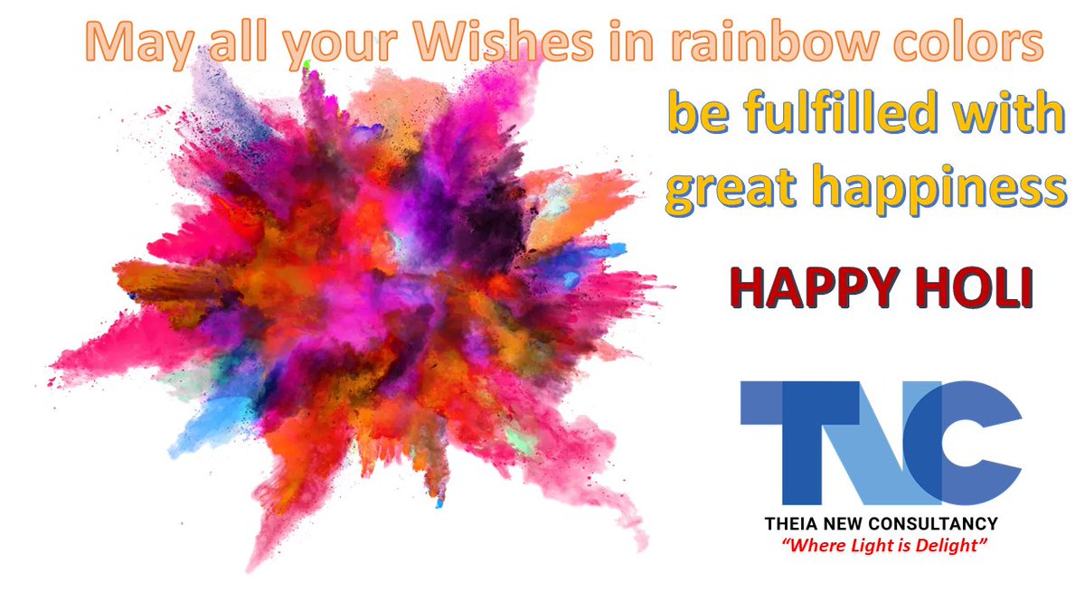 TheiaNew's tweet photo. Team @TheiaNew wishes everyone a very colorful Holi 2021.  With @Syamway @Sakkirhp https://t.co/zSWCZxtqEK