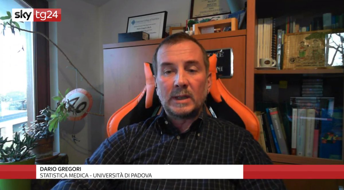 ubep_unipd's tweet photo. @SkyTG24: I numeri della pandemia - parte I 📺
L'intervento del Prof. @gregoriDario
Docente ordinario di Statistica Medica e Responsabile dell'Unità di Biostatistica, Epidemiologia e Sanità Pubblica dell'@UniPadova 
https://t.co/gV3oJtnDhD

#biostatistics #covid #covid19ita https://t.co/ggcCNhrJDg