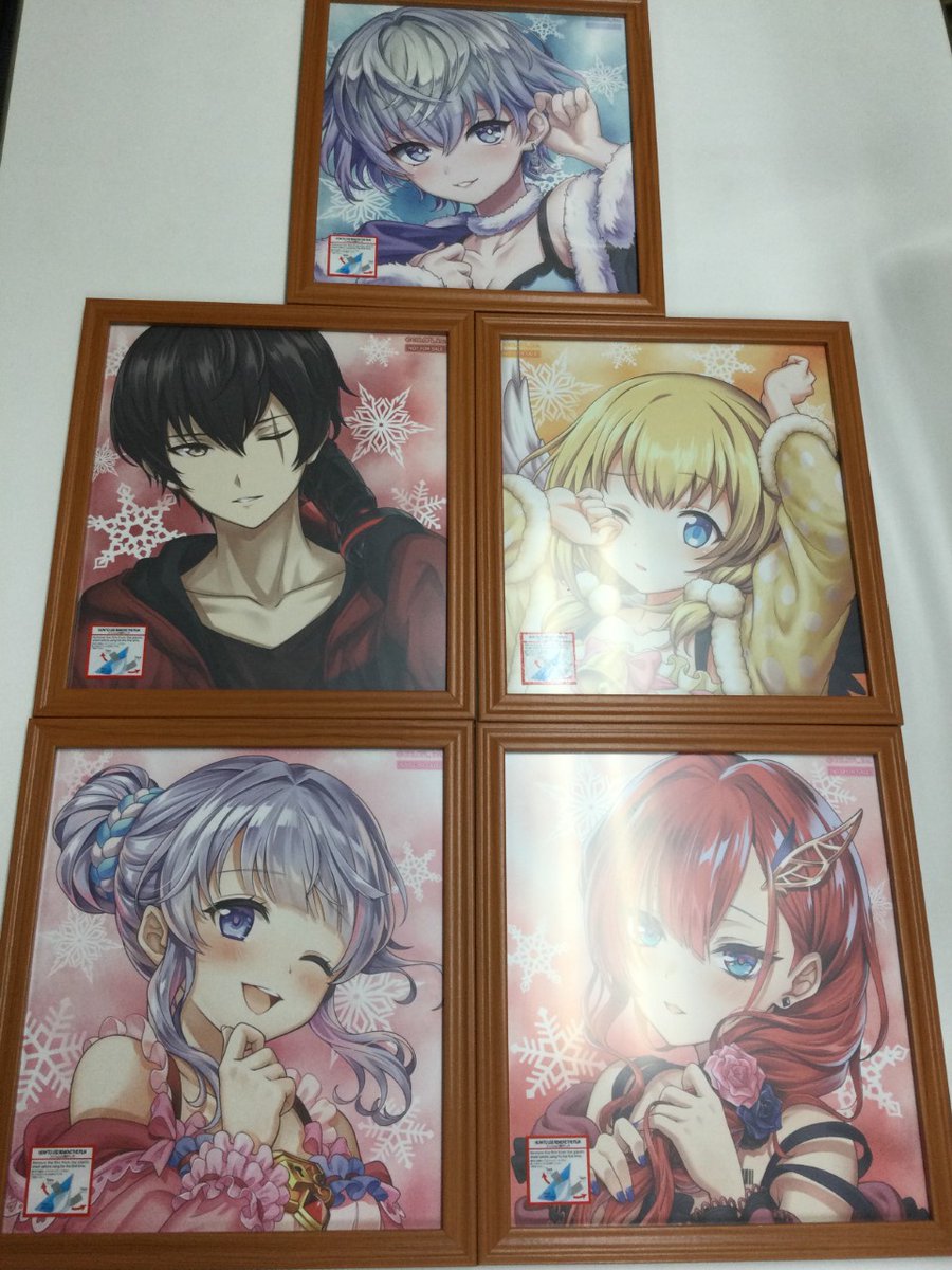 白猫 ジン 10周年色紙 書