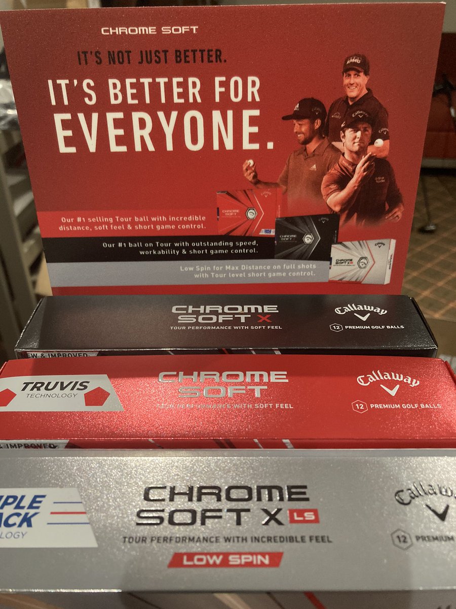 JC97419843's tweet photo. The new Chrome Soft LS is in play for me in 2021! Which Chrome Soft are you gonna play this summer? #tripletrack #truvis #chromesoft @CallawayGolf @BruceCarroll11 @BrentMallard @PoirierDanny https://t.co/P70z4IIwTC