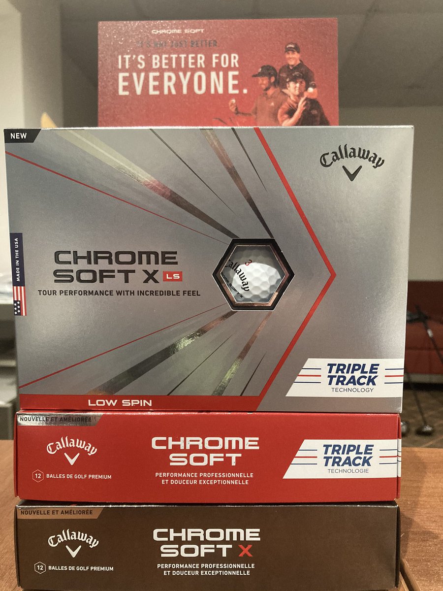 JC97419843's tweet photo. The new Chrome Soft LS is in play for me in 2021! Which Chrome Soft are you gonna play this summer? #tripletrack #truvis #chromesoft @CallawayGolf @BruceCarroll11 @BrentMallard @PoirierDanny https://t.co/P70z4IIwTC