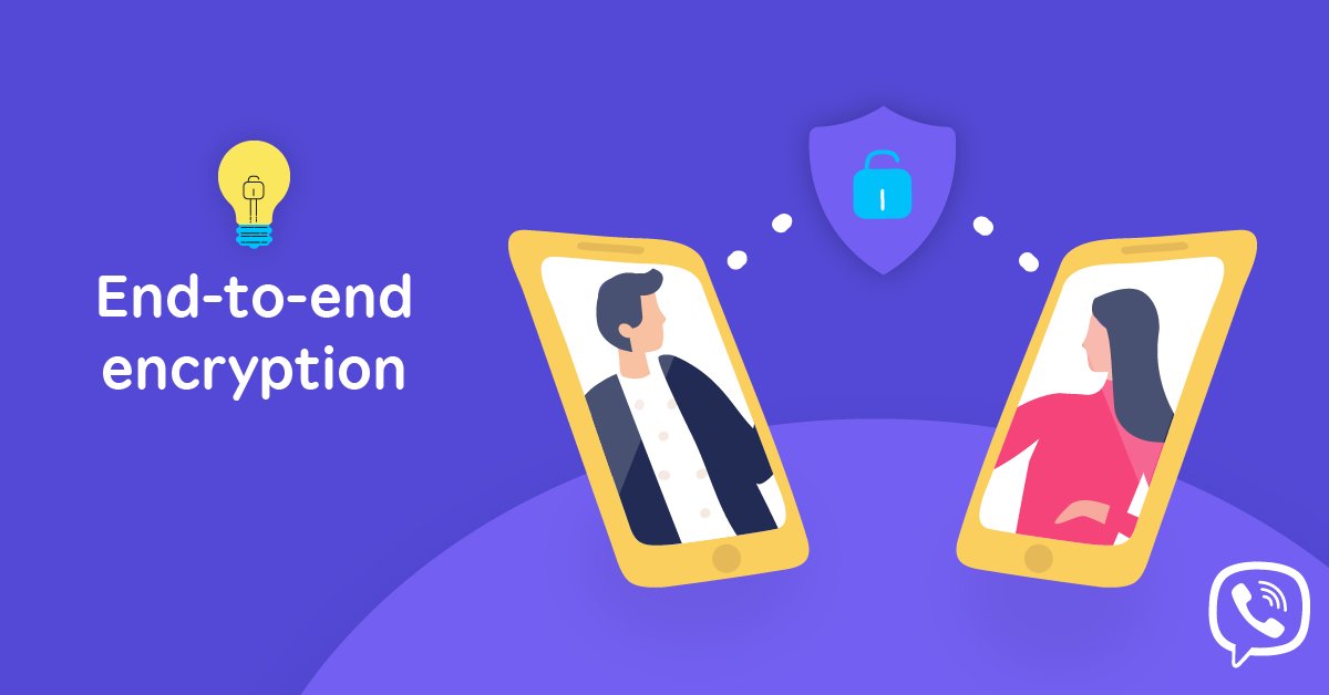 Viber's tweet photo. #PrivacyMatters #SecuriTips #ViberTips
🔒 💪 What is end-to-end encryption exactly, and why does it matter if it’s on by default?
Find out the answers and 11 more ways Viber keeps you and your information secure in the blog below 👇 https://t.co/1kAto5gw3d