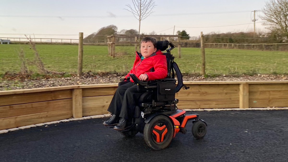 Another brilliant handover was for this young man who wanted a power chair that could help him explore countryside. This is a key quality of the Permobil F3 with it large front drive wheels and excellent ComfortRide suspension, the 25km range will also be handy  #CS2021 #Permobil