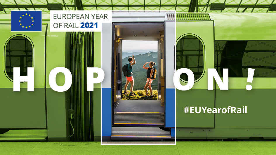 EUiNorge's tweet photo. 2021 er det europeiske jernbaneåret! 🇪🇺🚅

Et innovativt, bærekraftig og trygt jernbanenett er viktig for å nå EUs ambisiøse klimamål. 🛤️

Se det digitale lanseringseventet her 👇 (starter 14:00)
https://t.co/fa2iIYVNZT

#EUYearofRail https://t.co/xrCNNuuXqw