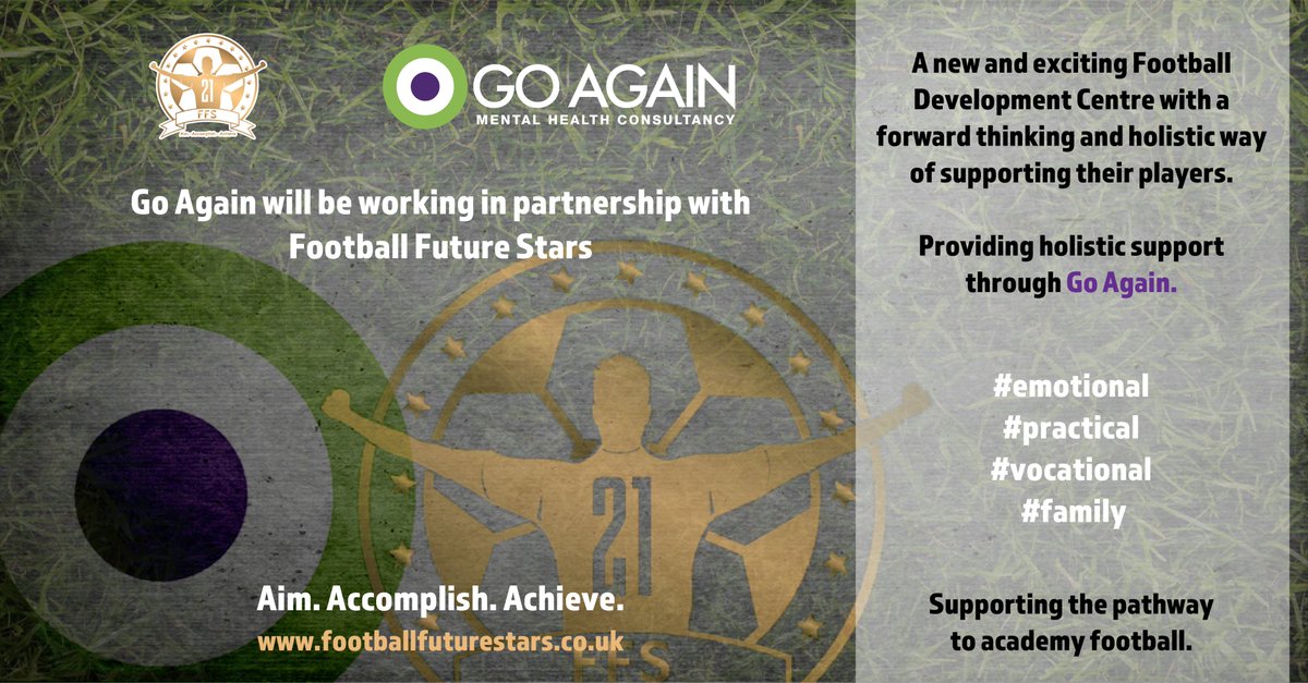 GoAgain6's tweet photo. Delighted to have a start date of April 28th to start work alongside @Ffstars1uk We will be working with the coaching staff to support players overall wellbeing during their football journey #westlondon #footballdevelopmentcentre #holistichealth https://t.co/6HTOdxaJrx