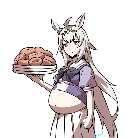 オグリキャップ(ウマ娘) 「画面に写り込むたびに毎回食べてんのかわいかった 」|エイリゾのイラスト