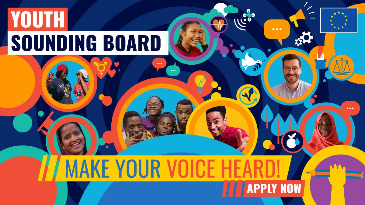 JuttaUrpilainen's tweet photo. My personal objective for my mandate is to build a structured partnership with youth &amp; involve them in shaping 🇪🇺external action. There’s no future without you(th)! 

Call for applications for @EU_Partnerships #YouthSoundingBoard is now open!🤩

To apply👉https://t.co/yPGfa95dub https://t.co/ge1xXZS0vi