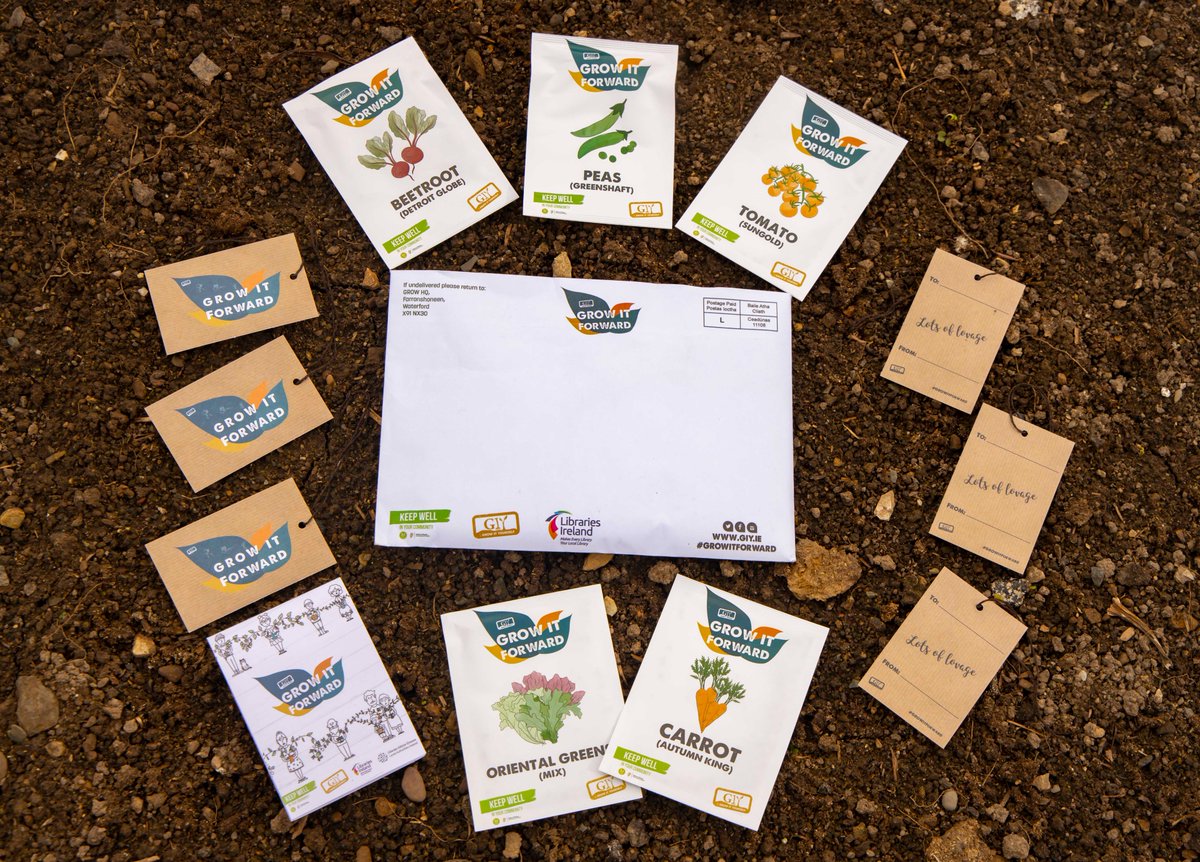 giyireland's tweet photo. What a mind-blowing response to #GrowItForward, we had 25k registrations in 4 days which is unbelievable. Registrations have now closed on our website but if your lucky, you might be able to nab a seed pack from your local library. But be quick, we hear that they are going fast! https://t.co/i0i1fzz7oV