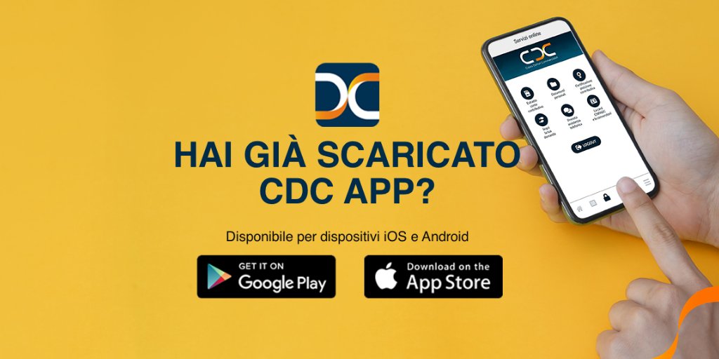 Cassa_CDC's tweet photo. Hai già scaricato CDC App? La nuova app della Cassa #DottoriCommercialisti permette agli iscritti di accedere ai servizi offerti direttamente dal proprio #smartphone. Tutti i dettagli sull’ultimo numero della newsletter https://t.co/tWw6bNNDaG https://t.co/7WI0AQEQWf