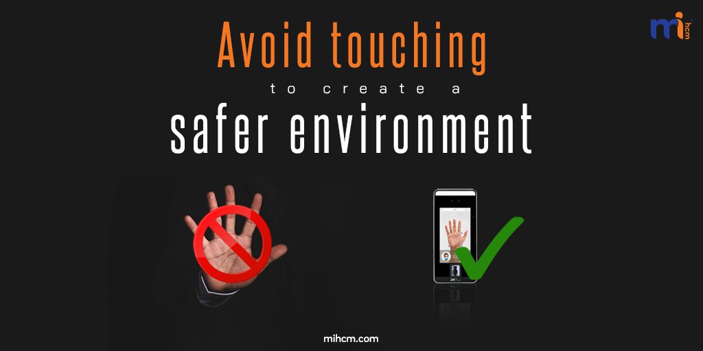 MiHCMHQ's tweet image. In order to ensure employee safety and hygiene, SpeedFace-V5L [P] and SpeedFace-V5L[TD] consists of touchless technologies: the face recognition with mask and the palm recognition. 

Contact:  Ayomi Baduge - (077) 767 8900 

#touchlesstechnology #palmrecognition #facerecognition