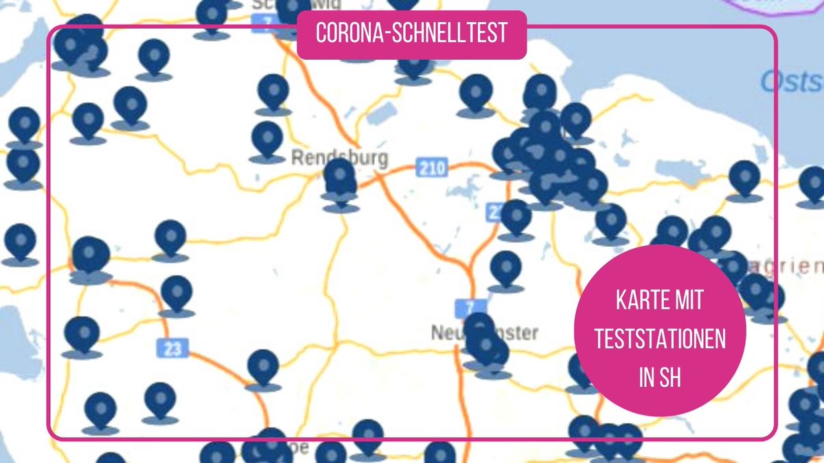 stadt_kiel's tweet image. Mal eben schnell testen? Auf der Seite des Landes findet Ihr eine Karte mit allen Stationen für kostenlose #Schnelltests in #SchleswigHolstein. Direkter Link: sohub.io/7s25. Auch auf kiel.de/coronavirus gibt es neben #Kiel:er Coronainfos ab jetzt eine Verlinkung.