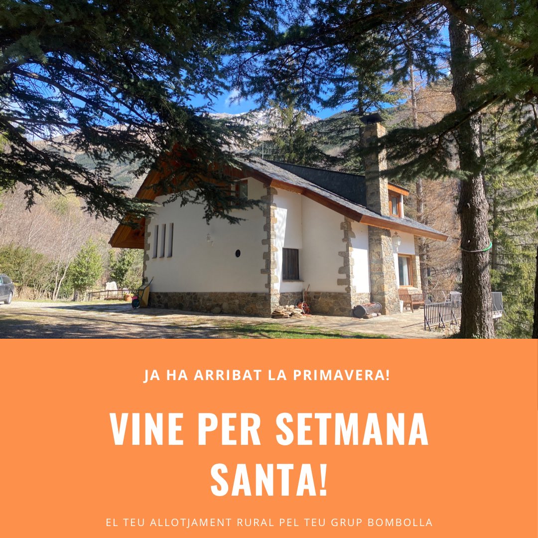 🔸 Estàs pensant en marxar amb el teu grup bombolla per Setmana Santa? 🤔
🔸 Si busqueu un lloc tranquil, per desconnectar de la rutina i connectar amb la naturalesa, us esperem! 🌱
🔸 El refugi Tacita s'adapta a tu. Contacta amb nosaltres i informat:
〰️ 📞: 608543984