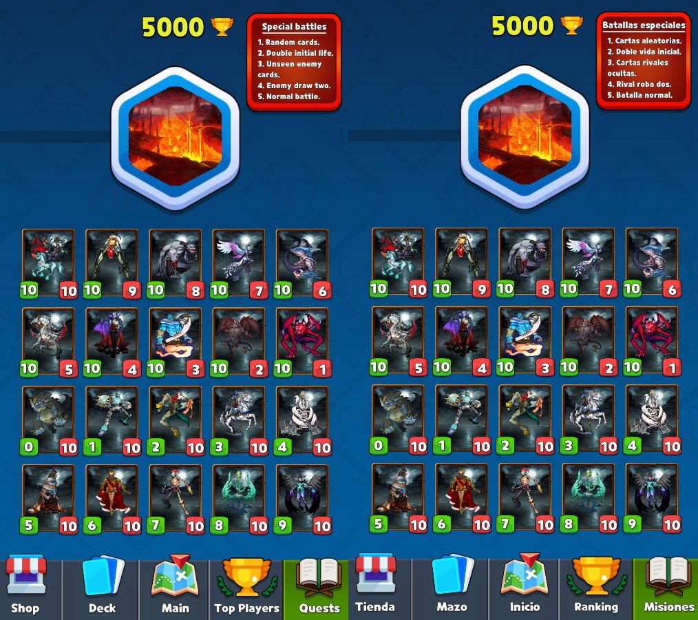 Llega Abril y llega la nueva actualización con CUATRO nuevos modos de juego.

¿Quién será capaz de acabar top 1?

Descarga ya "Raven Cards TCG":  bit.ly/36D1R79

#gamedev #indiedev #devsfromspain #indiegame #indiesp
 #unity #indiegamedev #IndieGameDev #indiegames