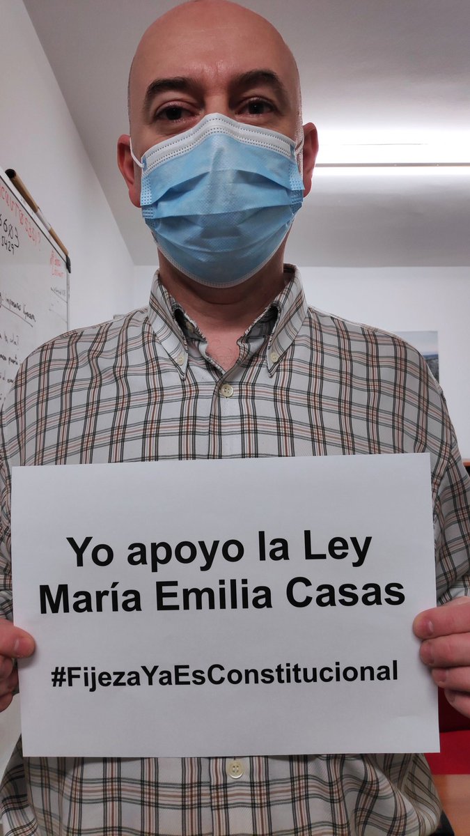 DiegoCalvoA's tweet photo. 📢+800.000 empleados públicos apoyamos la #LeyMaríaEmiliaCasas por su gran contribución con un brillante informe de sólida fundamentación jurídica avalando la constitucionalidad de #FijezaYa 

➡️YO APOYO #FijezaYaEsConstitucional 
@miqueliceta @Congreso_Es @desdelamoncloa @PSOE https://t.co/h0ngUpFZnv