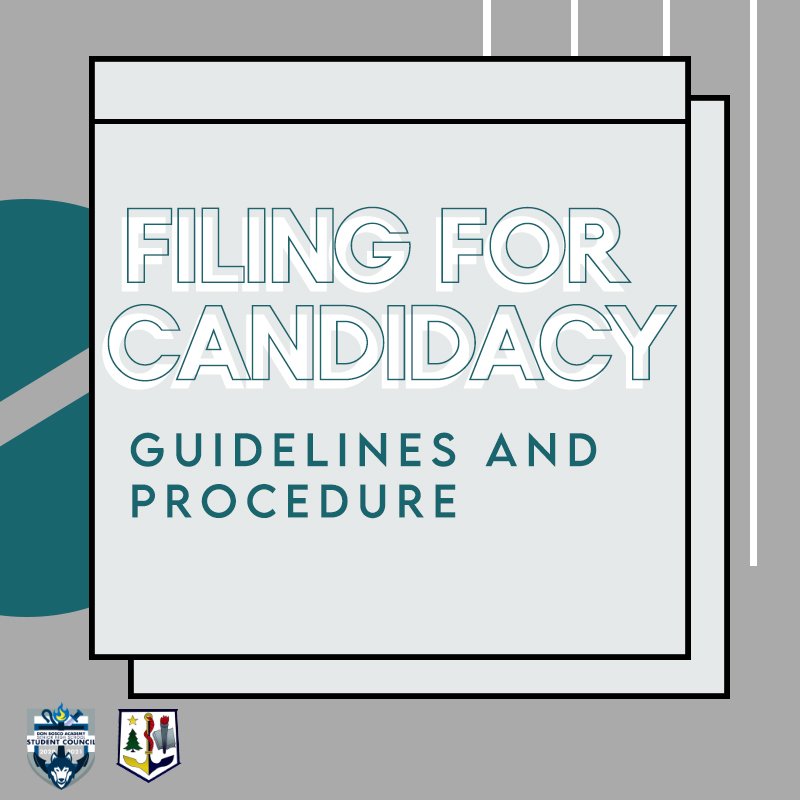 DBA_SHSSC's tweet photo. It's the time of the year again!

Senior High School Student Council Elections for the school year 2021-2022 is fast approaching. For those students who want to run for Student Council Officer, kindly check the guidelines and procedure below for you to be informed. https://t.co/ZofuMfk3YX