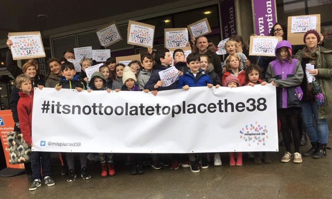 Misplaced 62 (@misplaced62) on Twitter photo 3 years to the day. Today 62 families still waiting, still hoping, still waiting to be heard - all submitting individual appeals. #62needyou #itsnottoolate <a href="/BHGreens/">Brighton & Hove Green Party</a> <a href="/bhlabour/">Brighton & Hove Labour Party</a> <a href="/BHConservatives/">Brighton & Hove Conservative Councillors</a> <a href="/TonyJanio/">TonyJanio</a> <a href="/SKJBell/">Steve Bell</a> <a href="/Phelimmac/">Cllr Phélim Mac Cafferty</a> <a href="/hannalytical/">Hann</a> <a href="/tomdruitt/">Tom Druitt</a> 3 years to the day. Today 62 families still waiting, still hoping, still waiting to be heard - all submitting individual appeals. #62needyou #itsnottoolate <a href="/BHGreens/">Brighton & Hove Green Party</a> <a href="/bhlabour/">Brighton & Hove Labour Party</a> <a href="/BHConservatives/">Brighton & Hove Conservative Councillors</a> <a href="/TonyJanio/">TonyJanio</a> <a href="/SKJBell/">Steve Bell</a> <a href="/Phelimmac/">Cllr Phélim Mac Cafferty</a> <a href="/hannalytical/">Hann</a> <a href="/tomdruitt/">Tom Druitt</a>