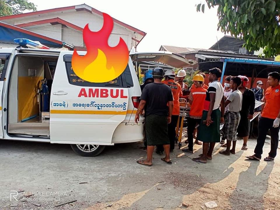 Report : terrorists are attacking civilians with HAND GRENADES and live ammunition in #SouthDagon, Yangon.A civilian was killed and several others were wounded badly 
#Mar29Coup
#WhatsHappeningInMyanmar