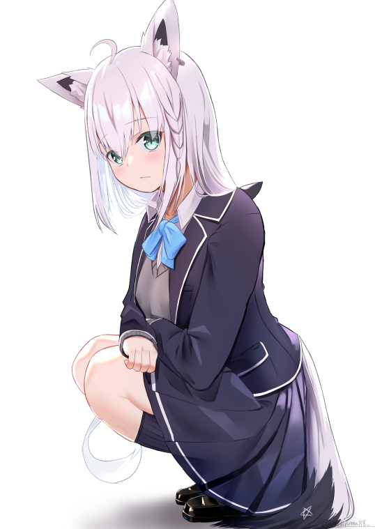 白上フブキ 「#今月描いた絵を晒そう 
来月はもうちょっと趣味絵描けるといいなぁ 」|雪樽磨@skeb受付中のイラスト