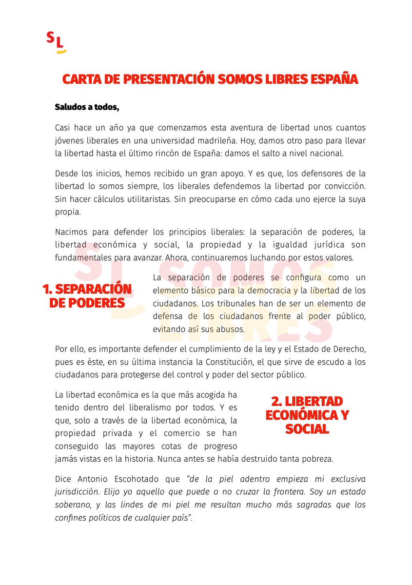 somoslibres_esp's tweet photo. 🥳 ¡A partir de hoy, @Somos_Libres_ seguirá luchando por el #liberalismo y la #libertad como Asociación Juvenil Nacional!

💪🏼 Si tienes entre 14 y 29 años y compartes nuestros fines ¡Te estamos esperando! 👉🏼 https://t.co/plHMSJYOnh https://t.co/hI7DDC8LAE