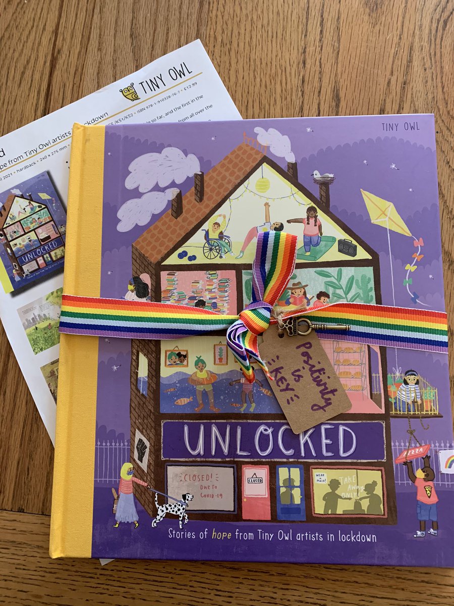 suemcgonigle's tweet photo. What a lovely surprise in the post today and perfectly timed! #Unlocked stories of hope from #TinyOwl artists. Thank you @TinyOwl_Books @dellygh https://t.co/x92EcWjNkE