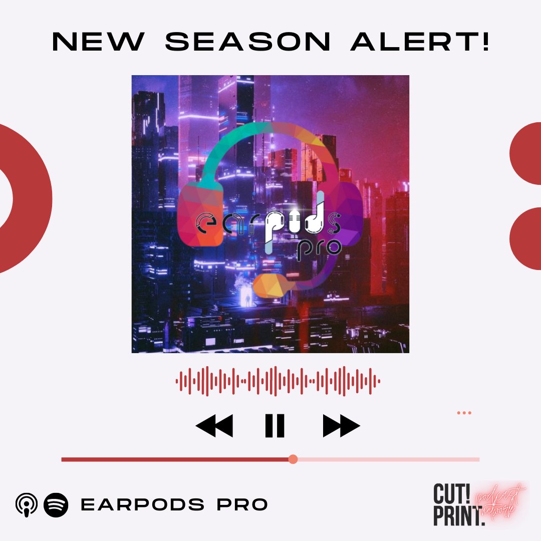 cutprintpodcast's tweet photo. NEW SEASON ALERT!

Earpods Pro has finally made a comeback with a new and improved look!

Press play to join James &amp; Jeck as they unbox the BPO industry and debunk 10 myths about being a call center agent.

LISTEN NOW:
https://t.co/20tTpEzZ45 https://t.co/VnLZonBU0C
