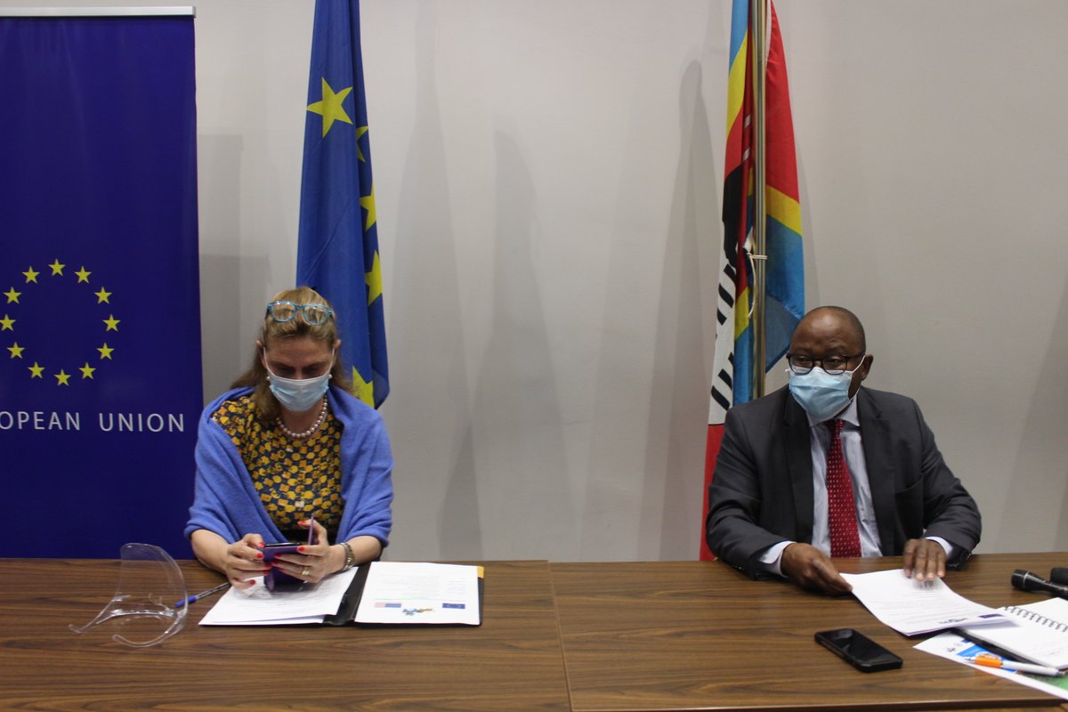 EUinEswatini's tweet photo. At the launch of the SADC-EU Economic Partnership Agreement (EPA) Implementation Strategy &amp; Action Plan. EU Ambassador to Eswatini @aragones_h launched this strategy on 29 March 2021 along with the Under Secretary in the Ministry of Commerce &amp; Trade who represented the Minister. https://t.co/Og9DGS5Ag0