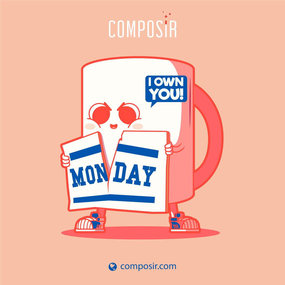 Composir's tweet photo. Who else woke up this morning determined to win? Make this week your best week yet! Seize the day! #CarpeDiem #MondayMotivation #ComposeYourself https://t.co/clcN2vOCHZ