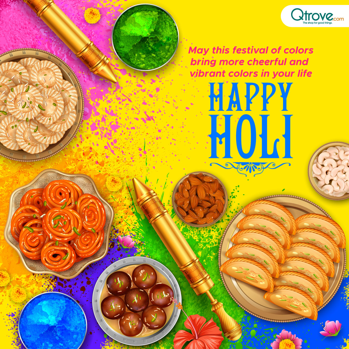 Team Qtrove wishes you and your loved ones a very Happy Holi!
#HappyHoli #Holi2021 #HoliHai #WeCare