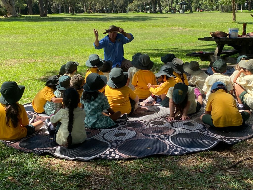 Enfield PS students had lots of hands on learning for History The Past in the Present. They considered what has happened on the land at Kurnell, from the first inhabitants, the initial farming, the National Park and current uses. Students really enjoyed the outdoor classroom.