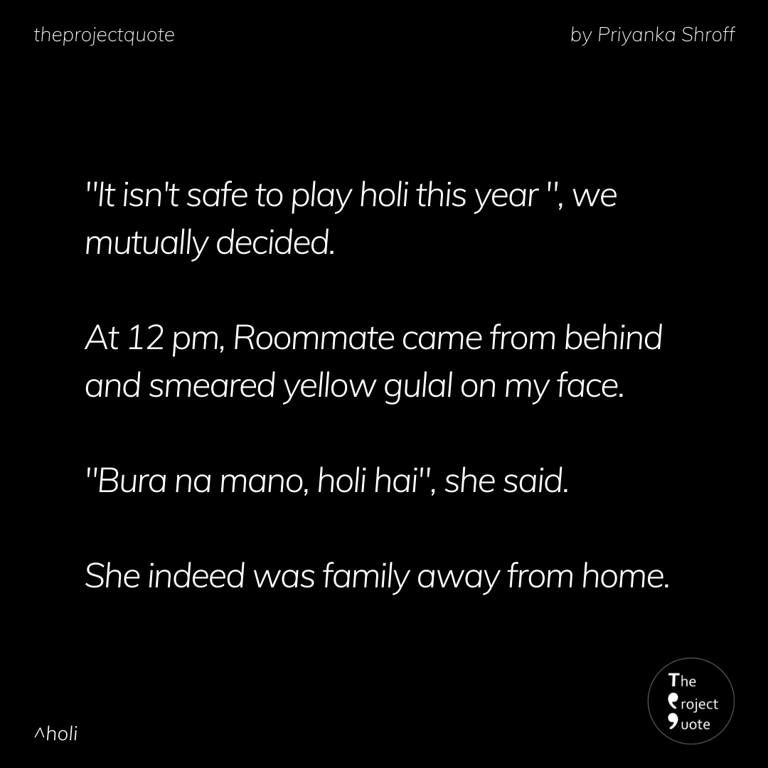 theprojectquote's tweet photo. By Priyanka Shroff (@thebroodingwallflower)
.
Follow us @theprojectquote
.
.
#theprojectquote #tpq #holi #happyholi #india #holifestival #love #festival #photography #colours #colors https://t.co/atpK3Maa6G