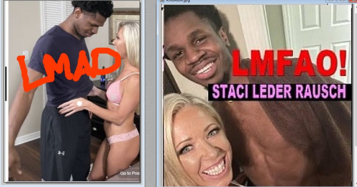 DaughtersR4eva's tweet photo. @Meat1845 @JeMarcusjxxx @Mandy_Monroexxx @thesexywifefl @bbc_bully ... Are you for fucking REAL 
@thesexywifefl ??? ...YOU LIKE seeing a woman 
@mandy_monroexxx  that DESPERATE... that she would BLOW A NASTY BLACK MOFO like that https://t.co/3GIuseqS2l