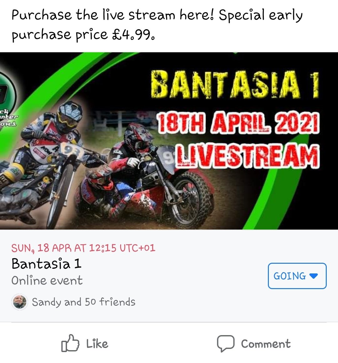 GrasstrackB's tweet photo. Head over to the link to grab your special early bird price for Bantasia 1 live stream to enjoy a whole day's racing on your sofa! https://t.co/ECPbM9AmYD
@MXandSpeedway @dirthubuk @Kelvin_Tatum @TalkSpeedway @niallstrudwick @MCNnews https://t.co/JckqUG7z41