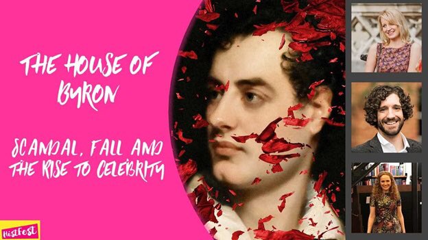 HistFestUK's tweet photo. “Mad, bad and dangerous to know”

Today, we’re focusing on The House of Byron: Scandal, Fall and the Rise to Celebrity #HistFest2021 

5pm, Sun 11 April 
Individual tickets £5: https://t.co/n4KD1DsaT3
Also included in weekend and day passes: https://t.co/NhX8VWNHMA https://t.co/EYEQrI6nAB