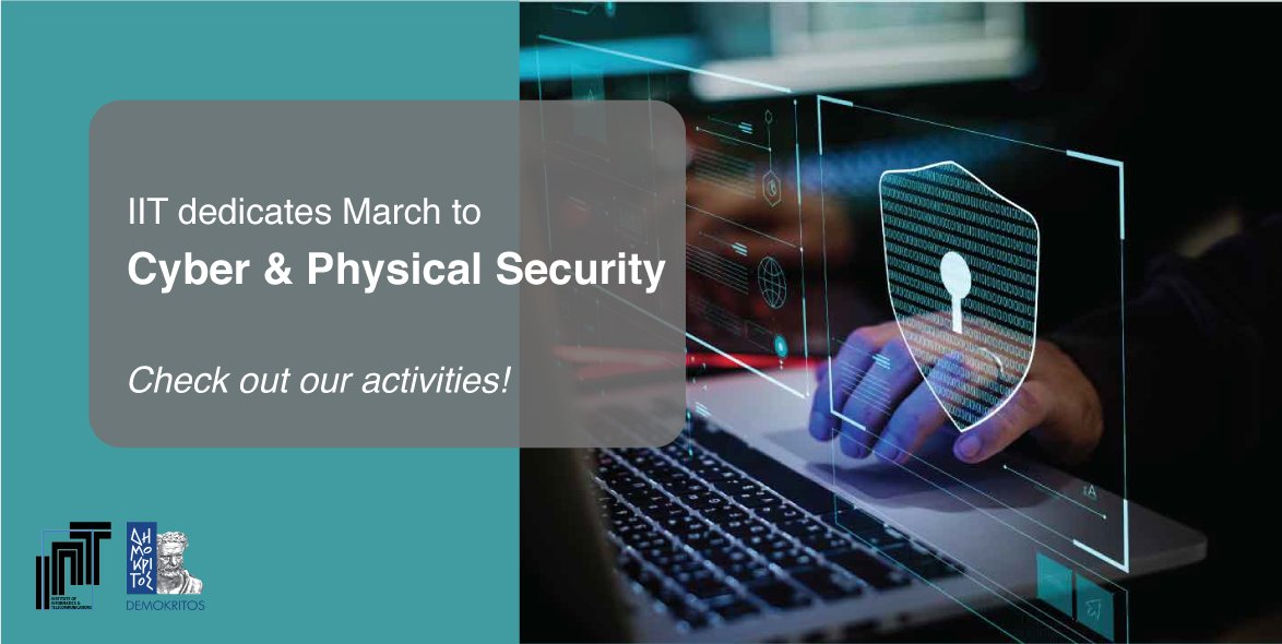 Σήμερα 29/3 #webinar στις 11:00πμ European research projects on #CyberSecurity στο πλαίσιο των εκδηλώσεων για το μήνα Κυβερνοασφάλειας και Φυσικής Ασφάλειας. Συμμετοχές: buff.ly/3fj3zzG
<a href="/ProjectSancus/">SANCUS Project</a> <a href="/CyberTrustEU/">CyberTrustEU</a> <a href="/FORESIGHT_H2020/">FORESIGHT</a> <a href="/SAURONprj/">SAURONproject</a> <a href="/DKyriazanos/">Dimitris Kyriazanos</a> <a href="/ISL_Demokritos/">ISL NCSR Demokritos</a>