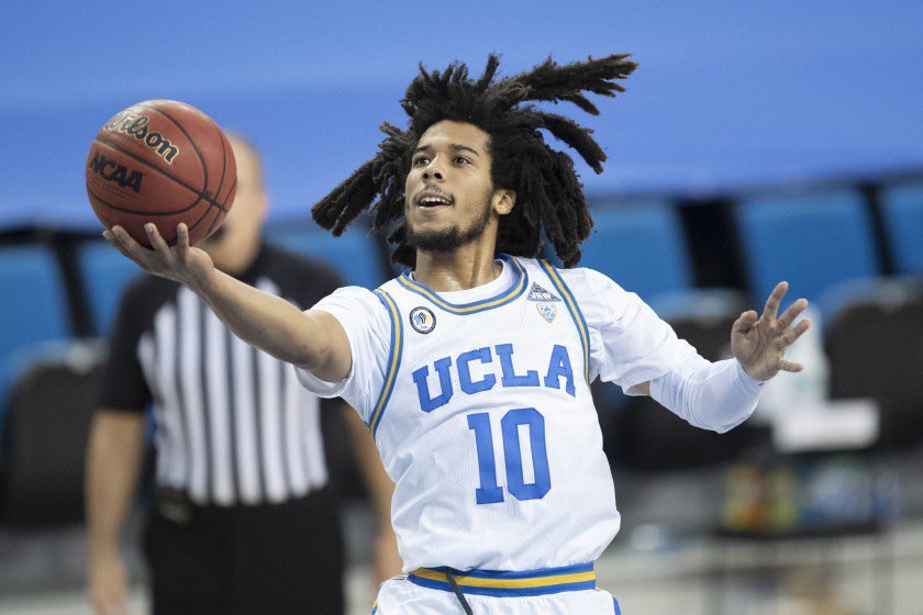 Super70sSports's tweet photo. I’ve been in on UCLA since Tyger Campbell hung a triple-double against California in December with 11 points, 12 assists, and an amazing 10-minute version of “No Woman No Cry.” https://t.co/yqWZmgxAHI