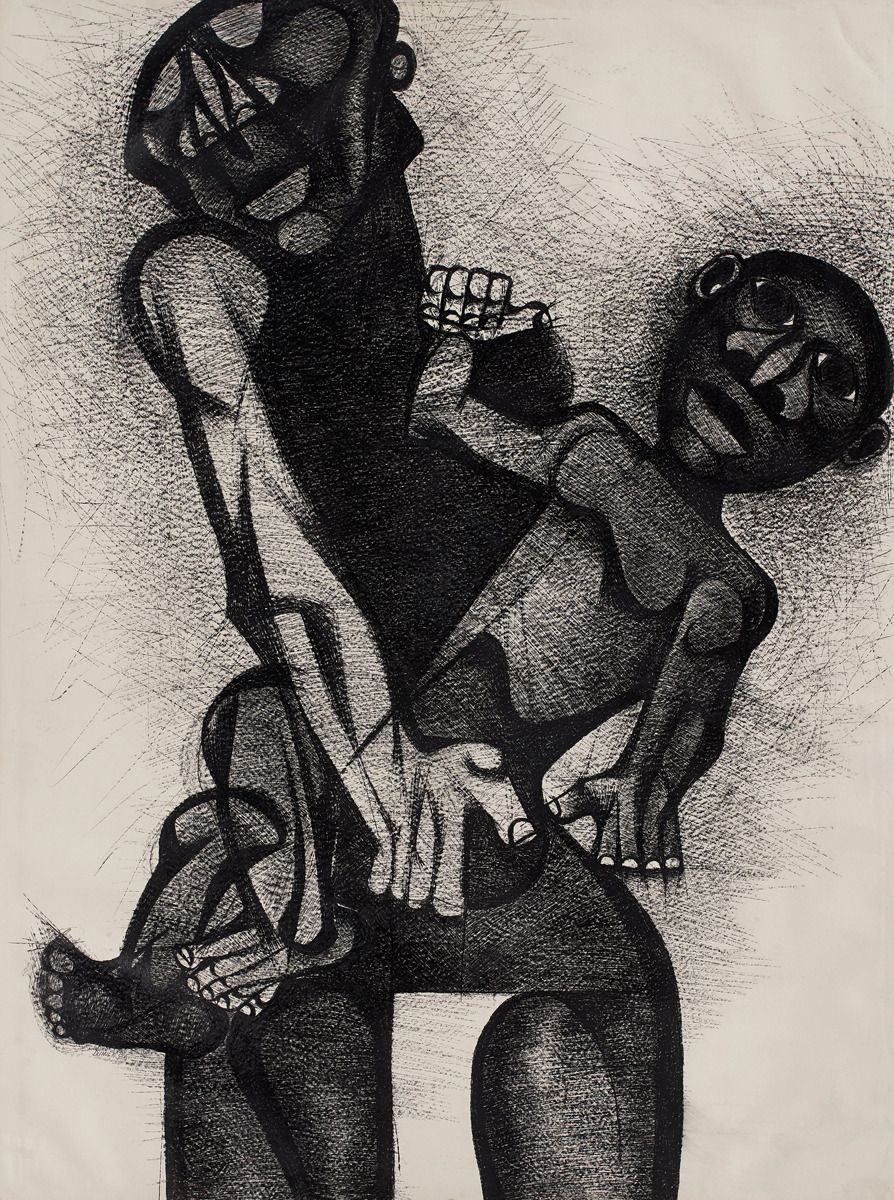 “Dumile Feni, Mother and child,” @arenillawest