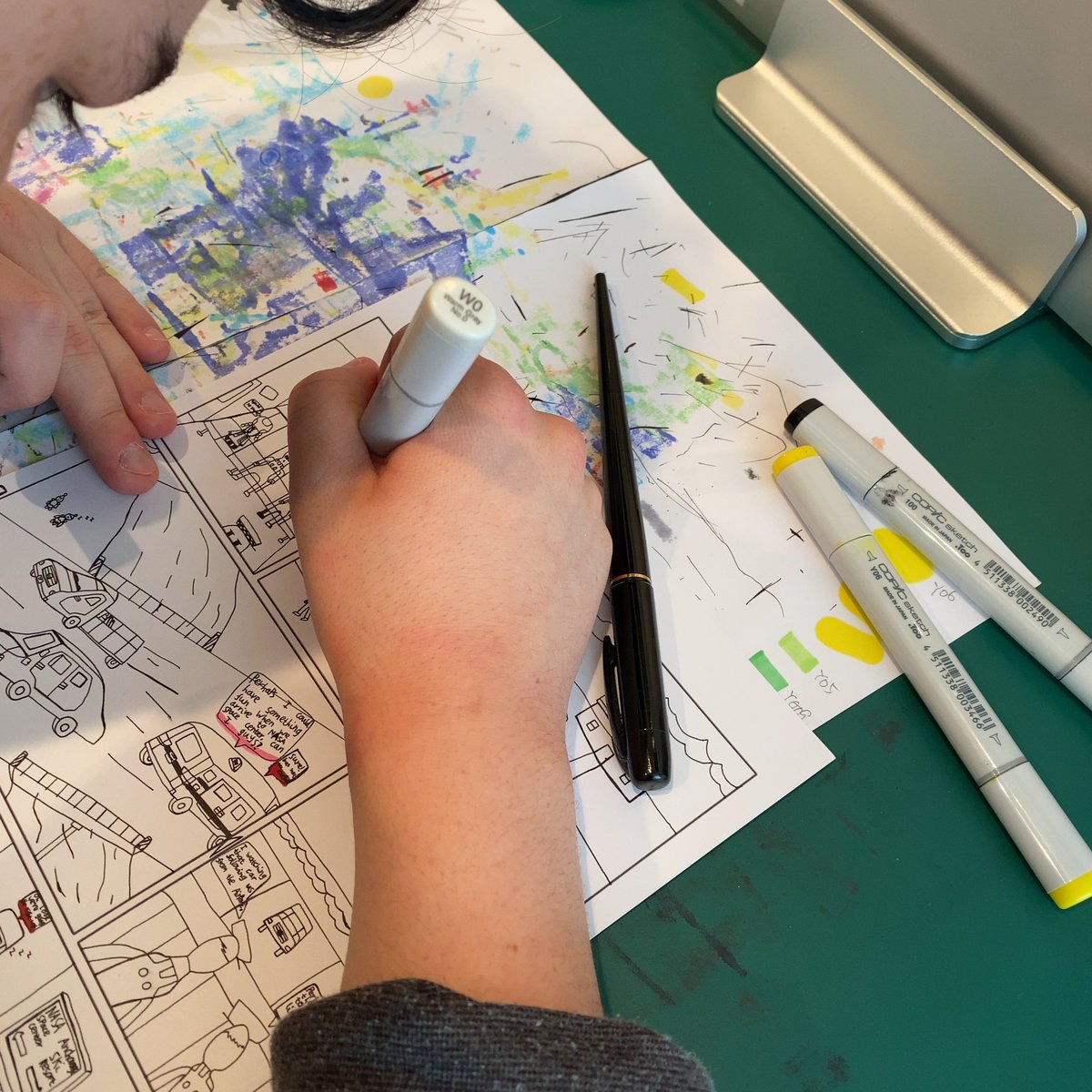solographie's tweet photo. My journey!  
#copicmarkers #comics #solographie https://t.co/ZYVvLjsLxj